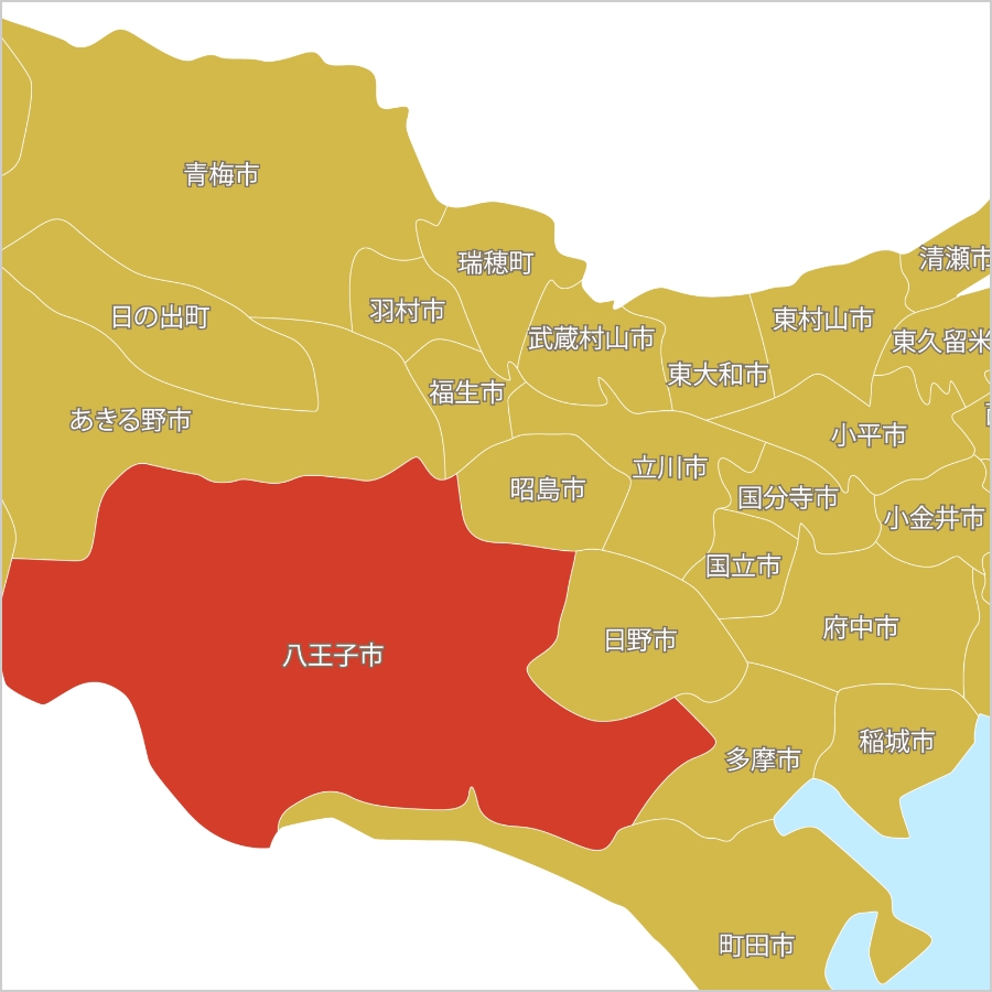 八王子市の特徴