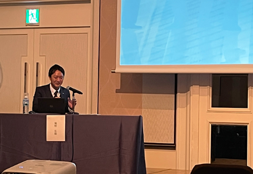 公益社団法人宜野湾青年会議所主催セミナー『経営者から学ぶM&Aの真実』登壇の様子