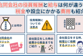 合同会社の役員報酬と給与は何が違う？税金や設立にかかる費用も紹介